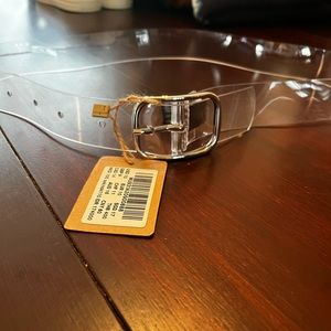 NWT brandy Melville clear belt